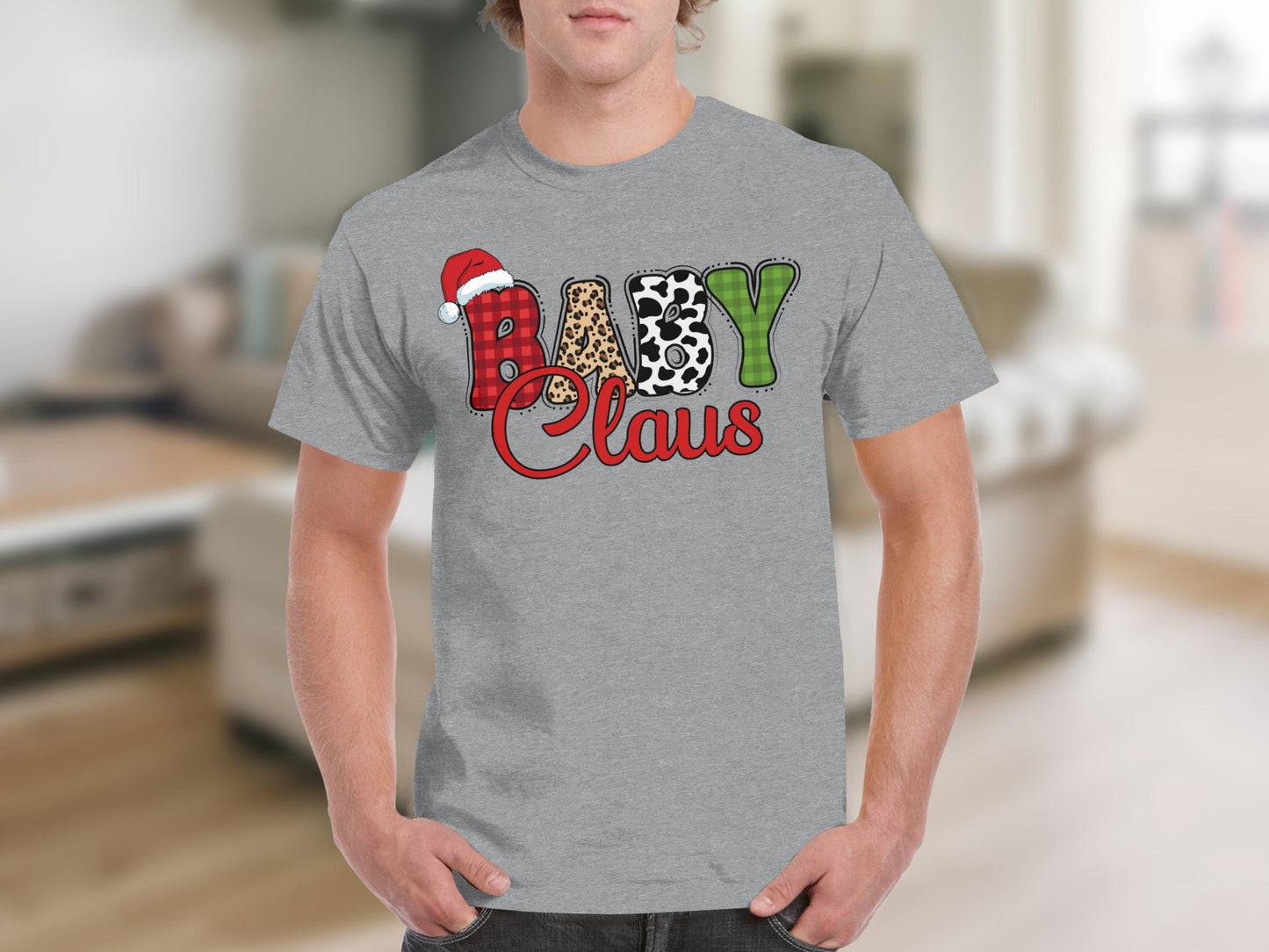 Baby Claus Festive Christmas Graphic T-Shirt