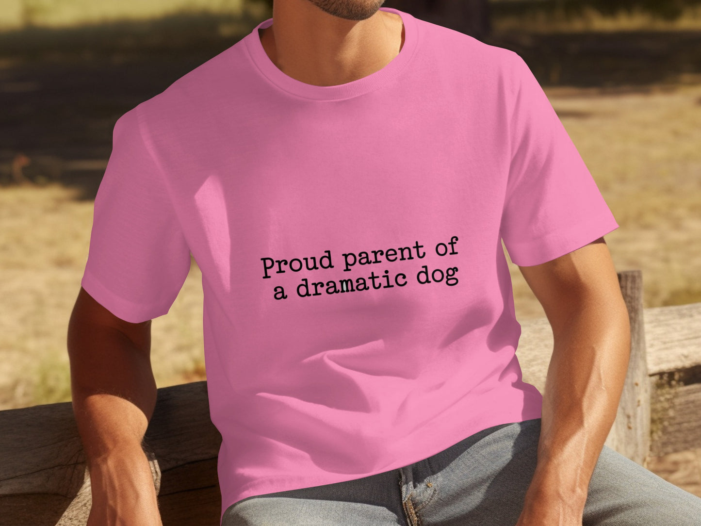 Proud parent of a dramatic dog t-shirt