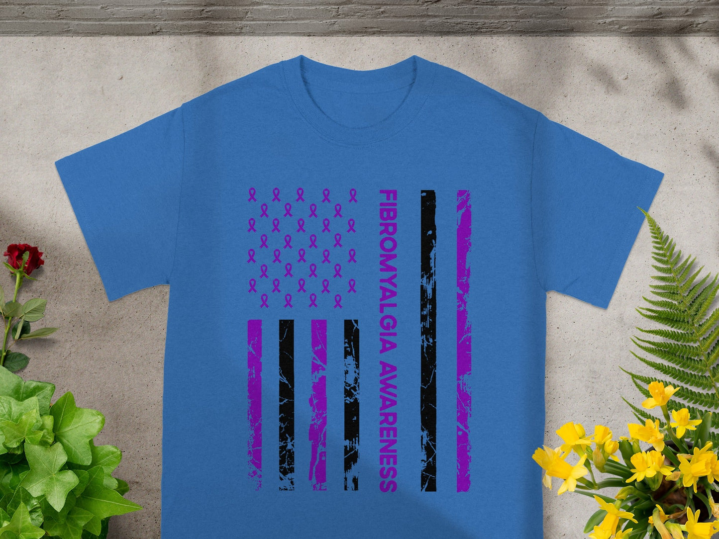 Fibromyalgia Awareness Graphic Design T-Shirt