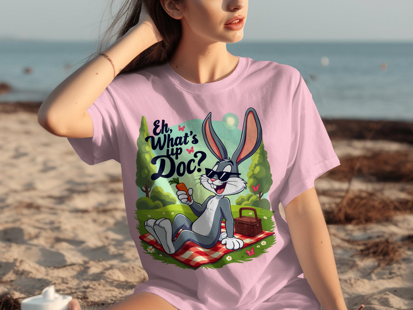 Eh What's Up Doc Bugs Bunny Graphic T-Shirt
