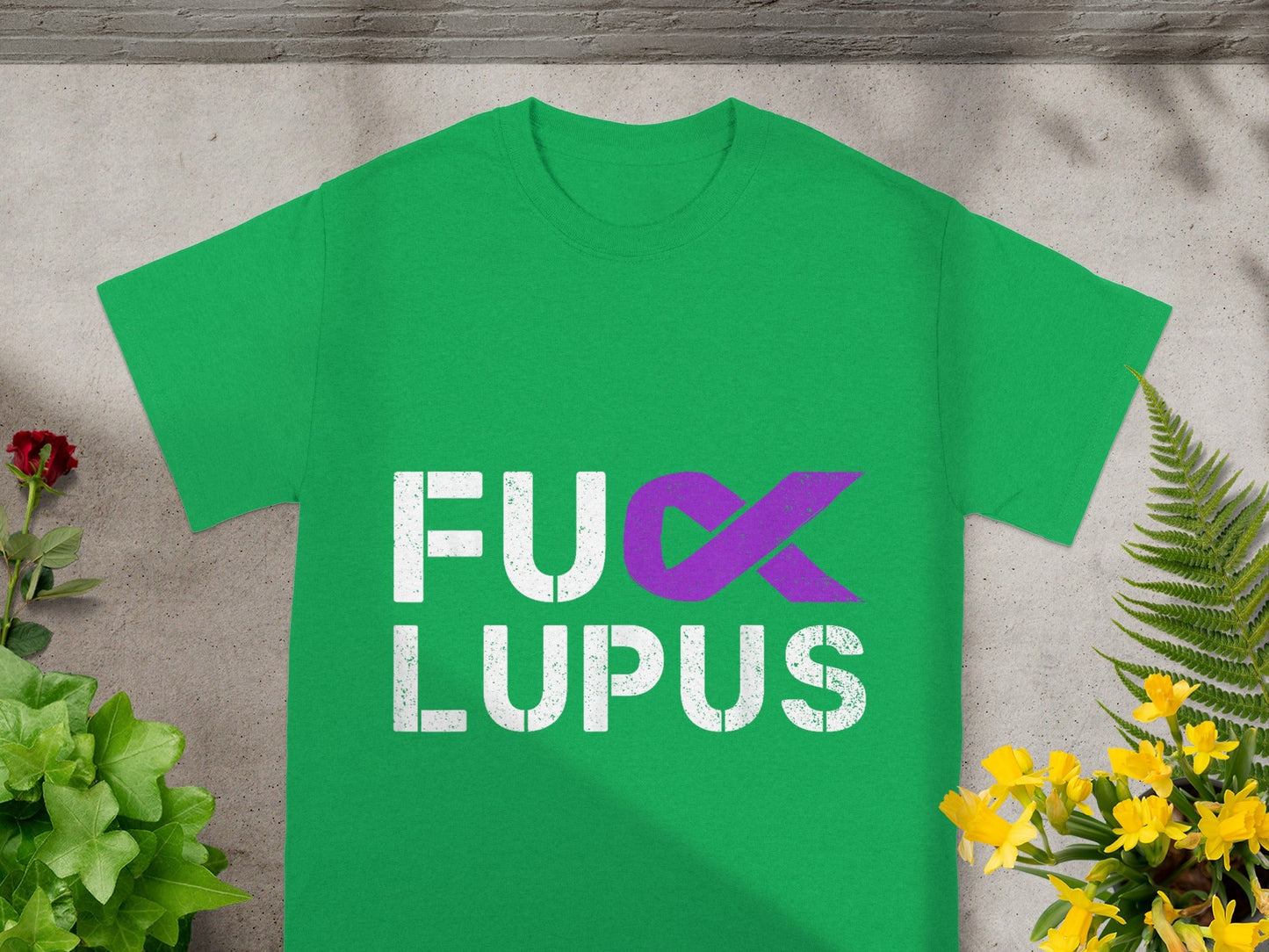 FU Ck LUPUS Green Shirt Lupus Awareness Tee Shirt