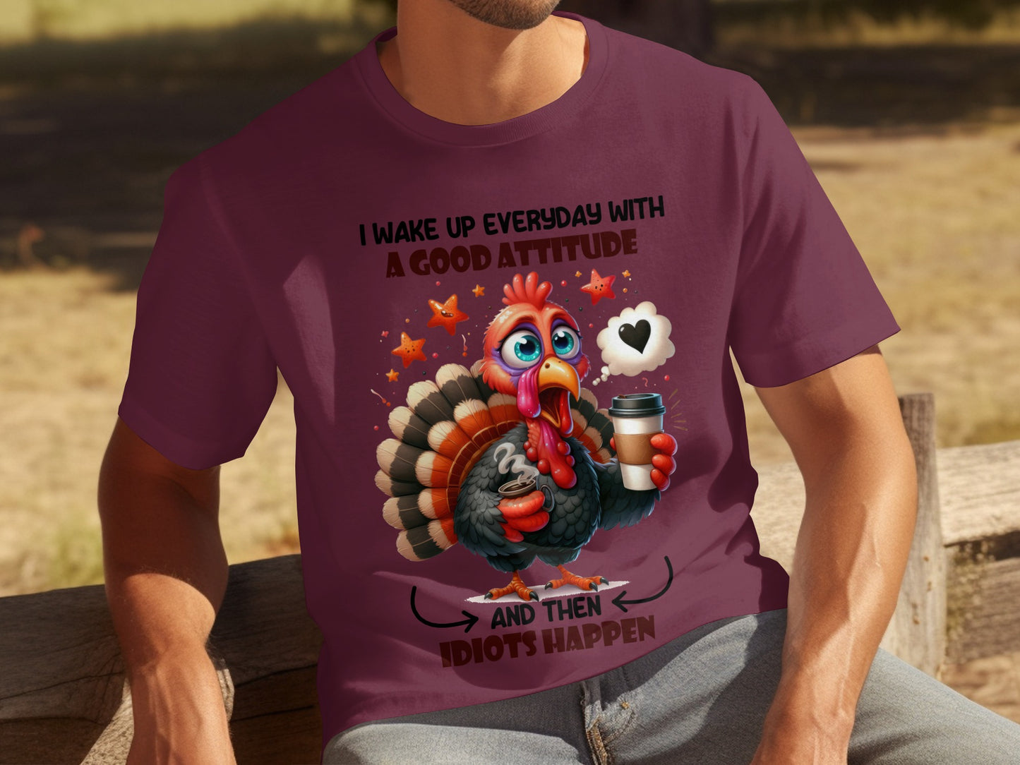 I Wake Up Everyday With A Good Attitude Funny Shirt