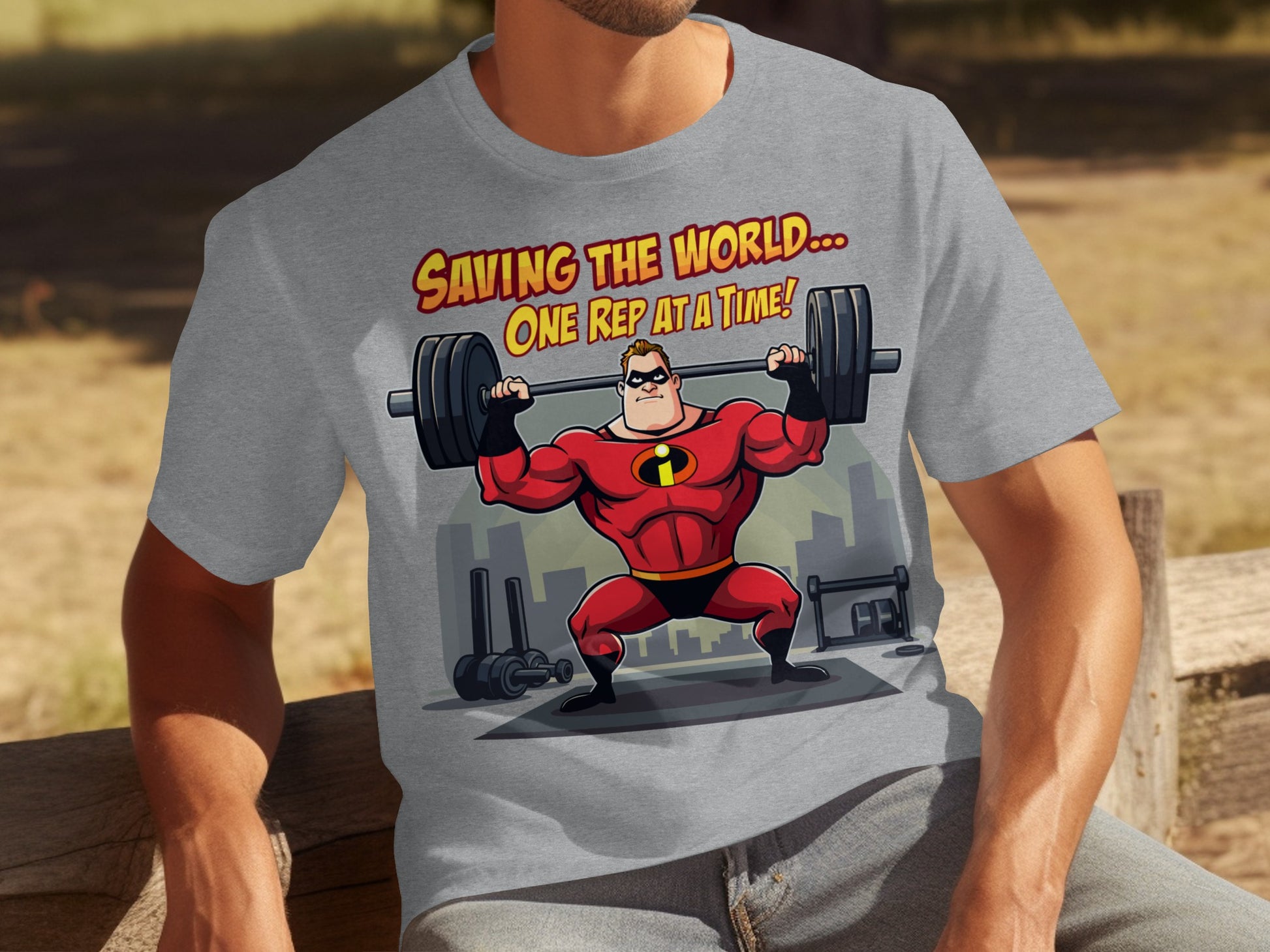 Saving The World One Rep At A Time T-shirt