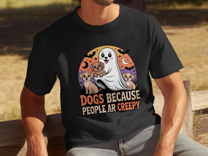 Dogs Because People Are Creepy Halloween T-shirt