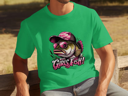 Reel Girls Fish Graphic Tee with Cool Fish Design