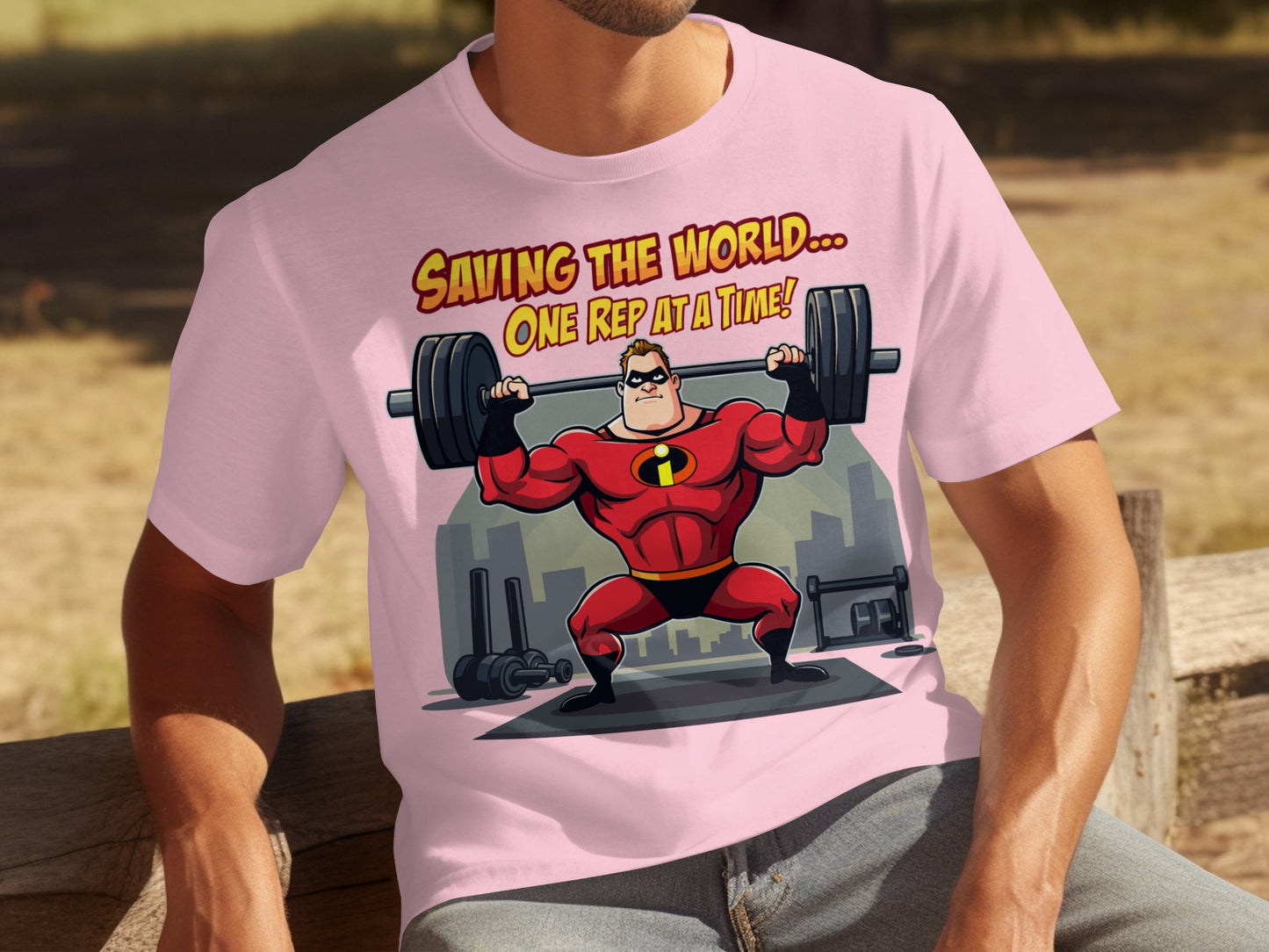 Saving the World One Rep at a Time T-Shirt