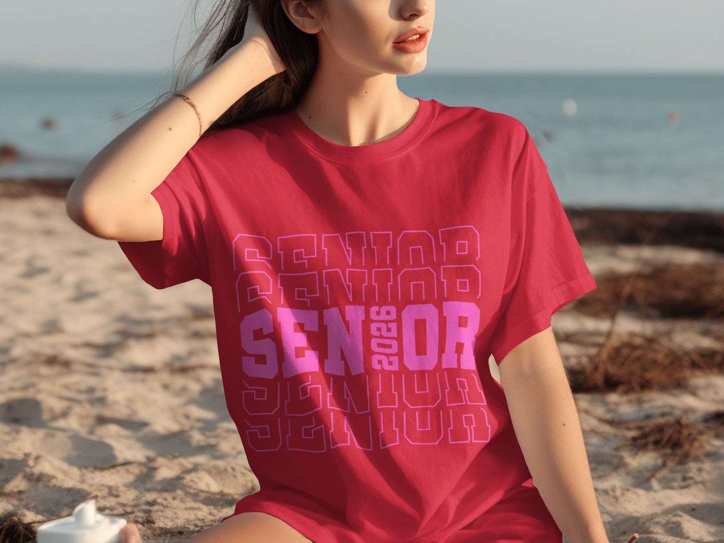 Class of 2026 Senior Beach Wear Relaxed Fit T-Shirt