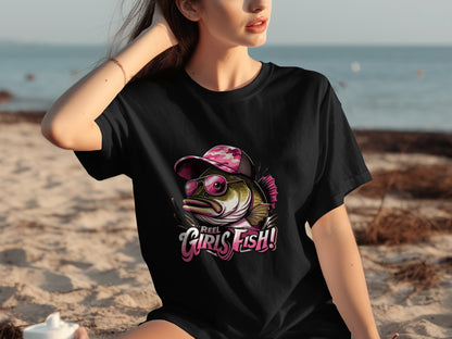 Reel Girls Fish Graphic Tee for Fishing Lovers