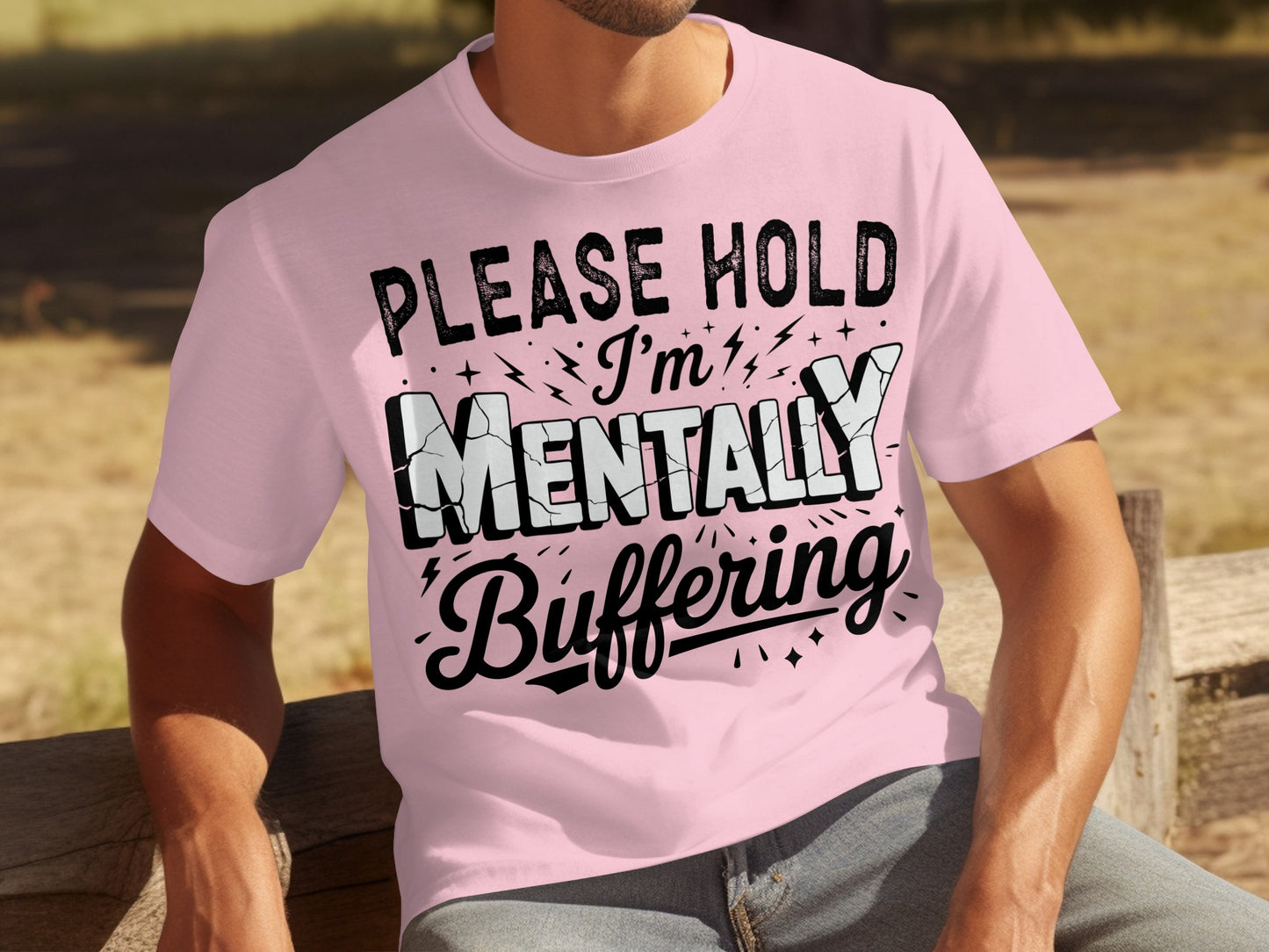 Please Hold I'm Mentally Buffering T-Shirt
