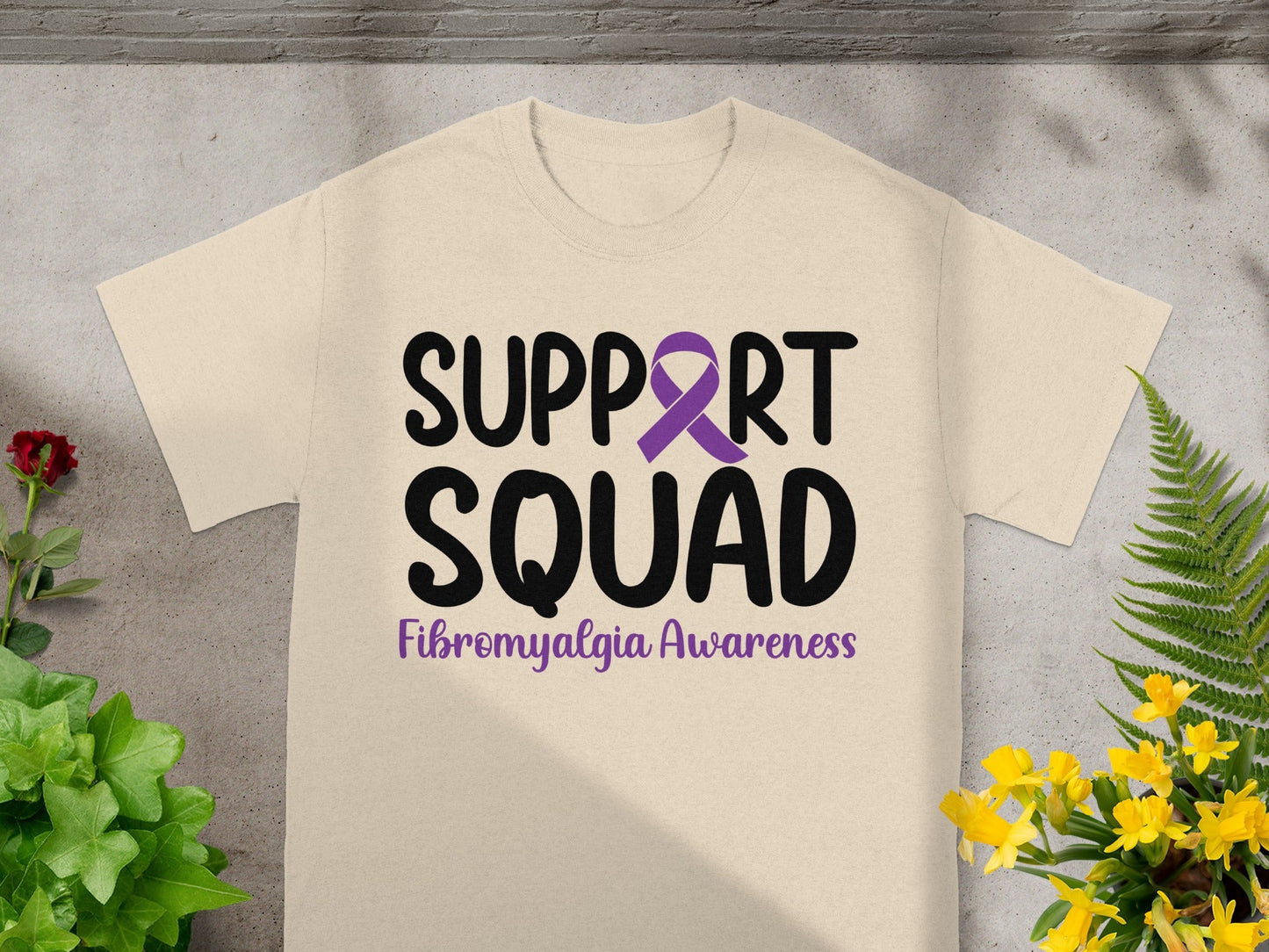 Support Squad Fibromyalgia Awareness T-shirt