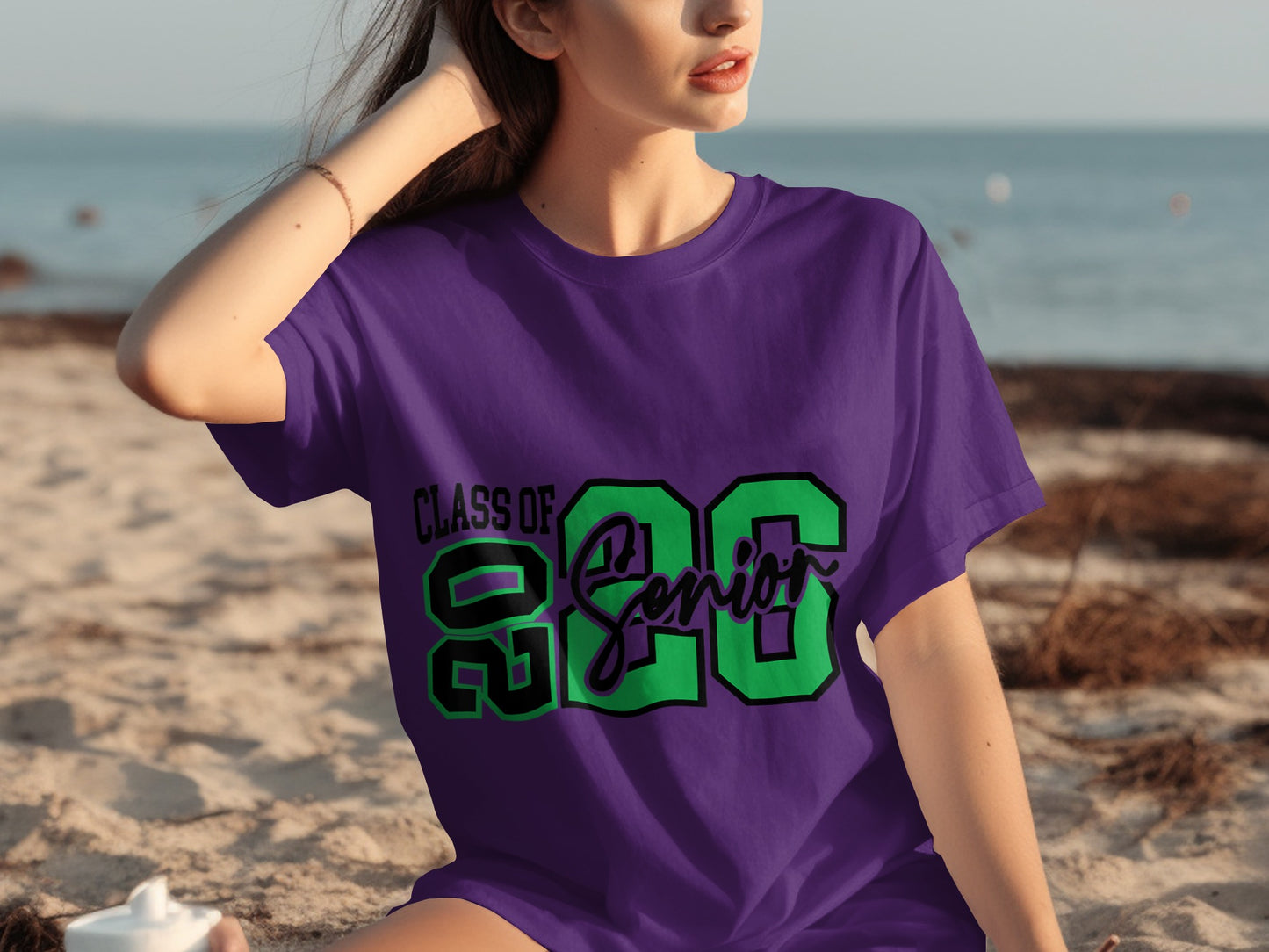 Class of 2026 Senior Graphic Purple Shirt