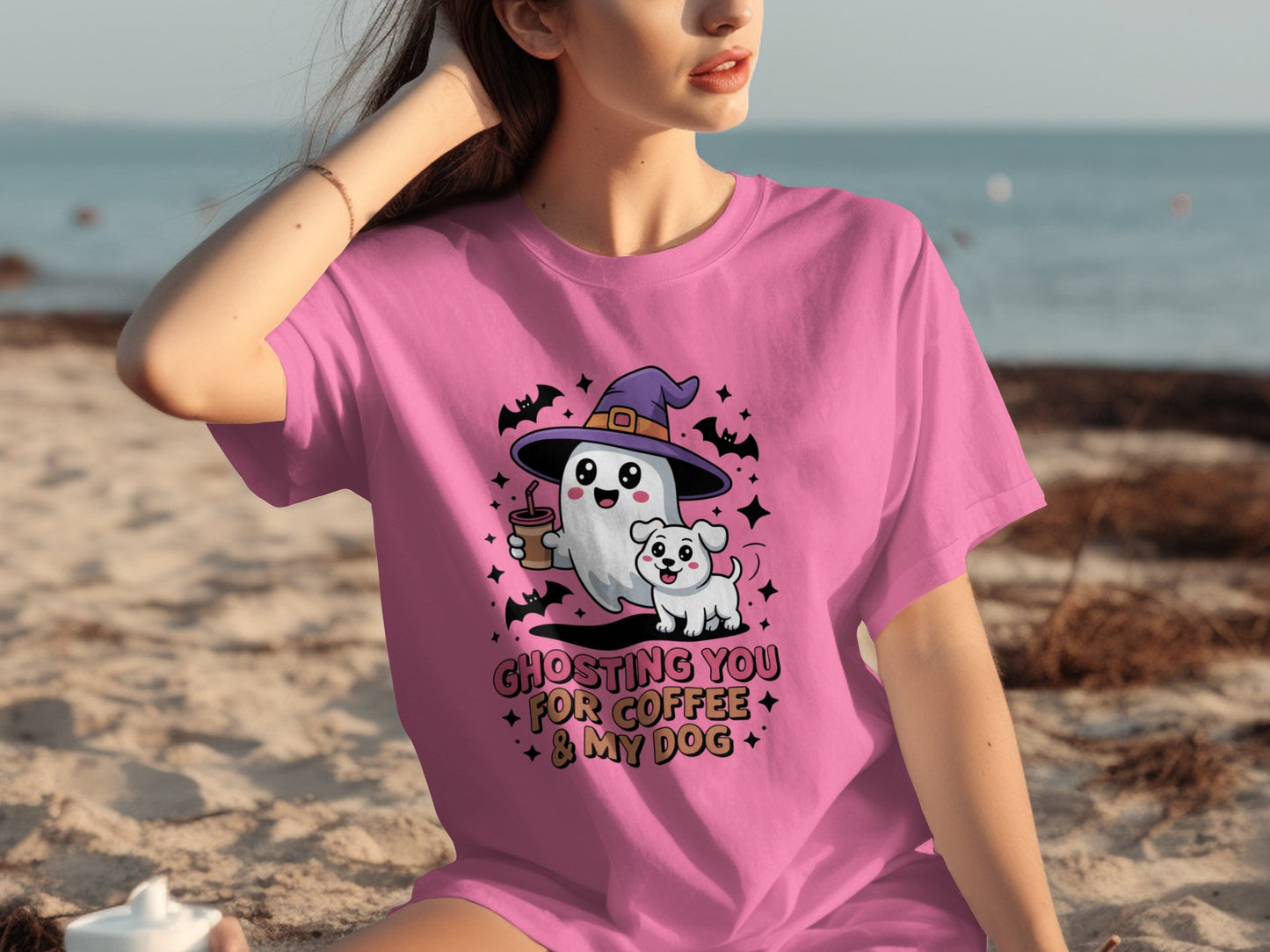 Ghosting You For Coffee and My Dog Graphic Tee