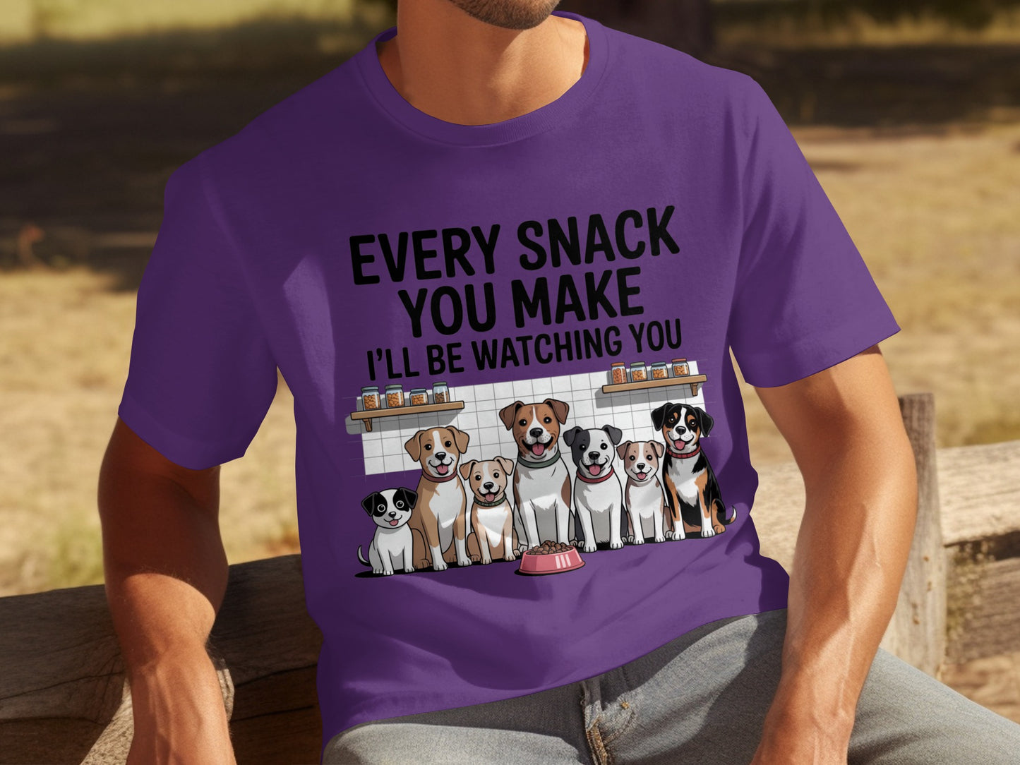 Every Snack You Make I'll Be Watching You T-shirt