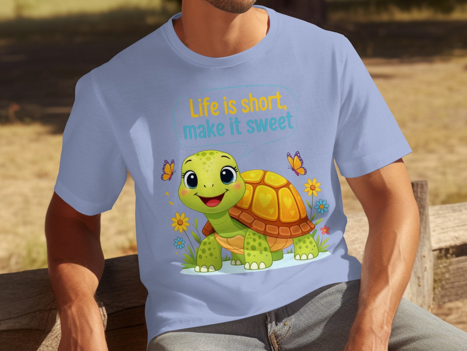 Life is Short Make it Sweet Cute Turtle T-Shirt