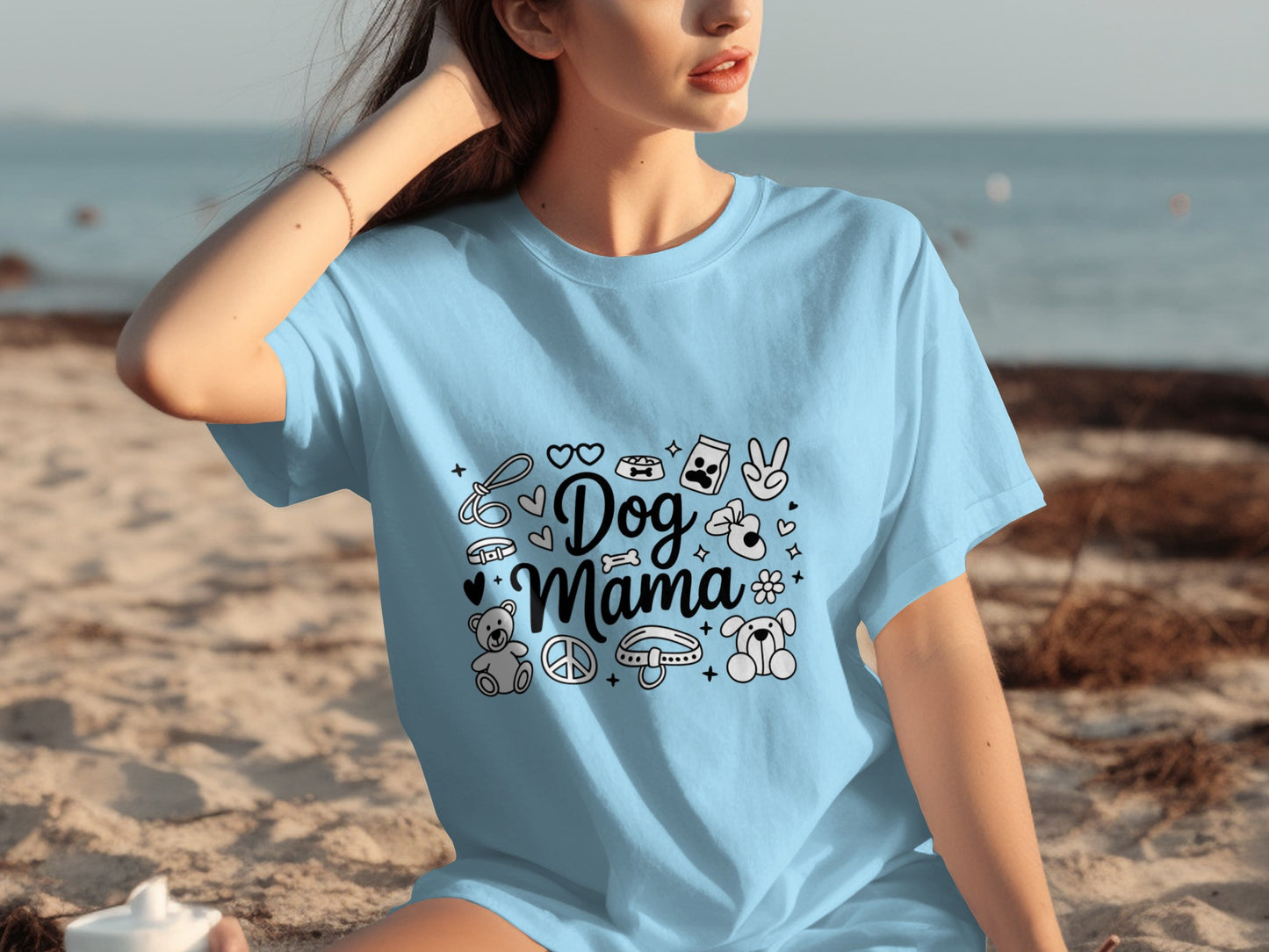 Dog Mama Graphic Tee for Proud Pet Owners