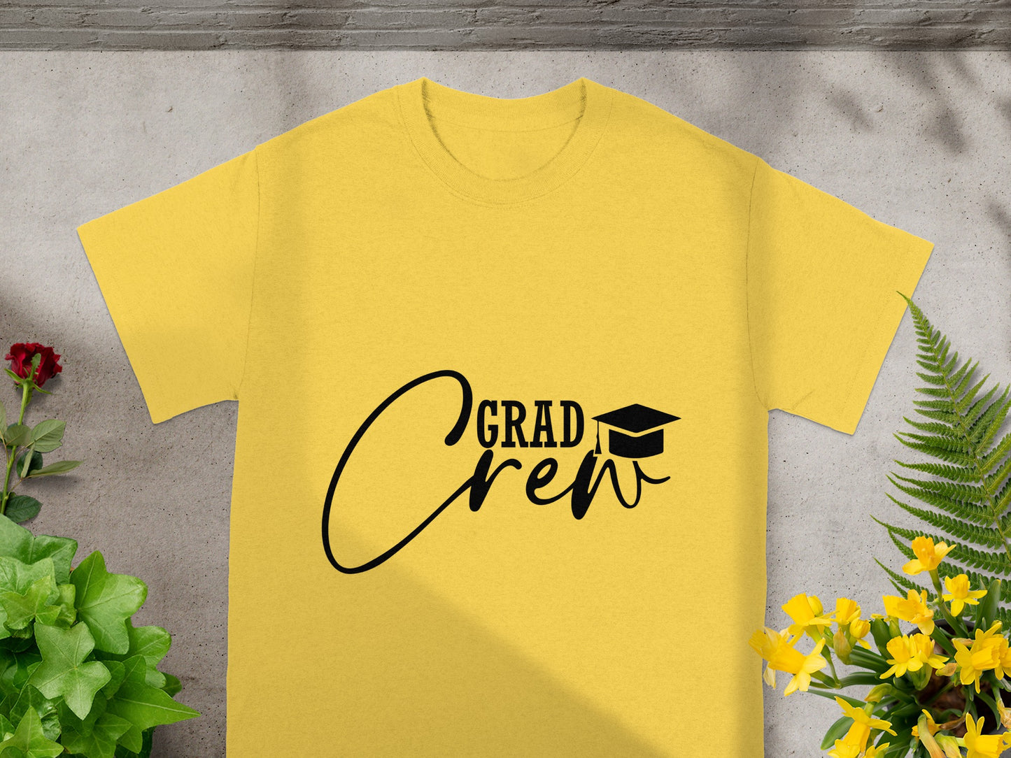 Grad Crew Graphic Shirt Graduation Celebration Apparel