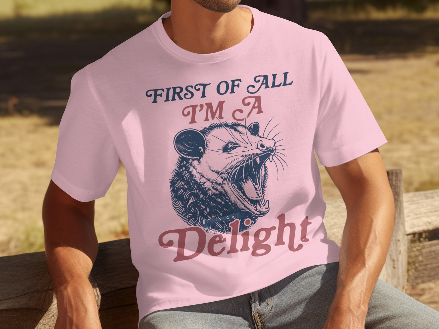 First of All I'm a Delight Graphic T-Shirt