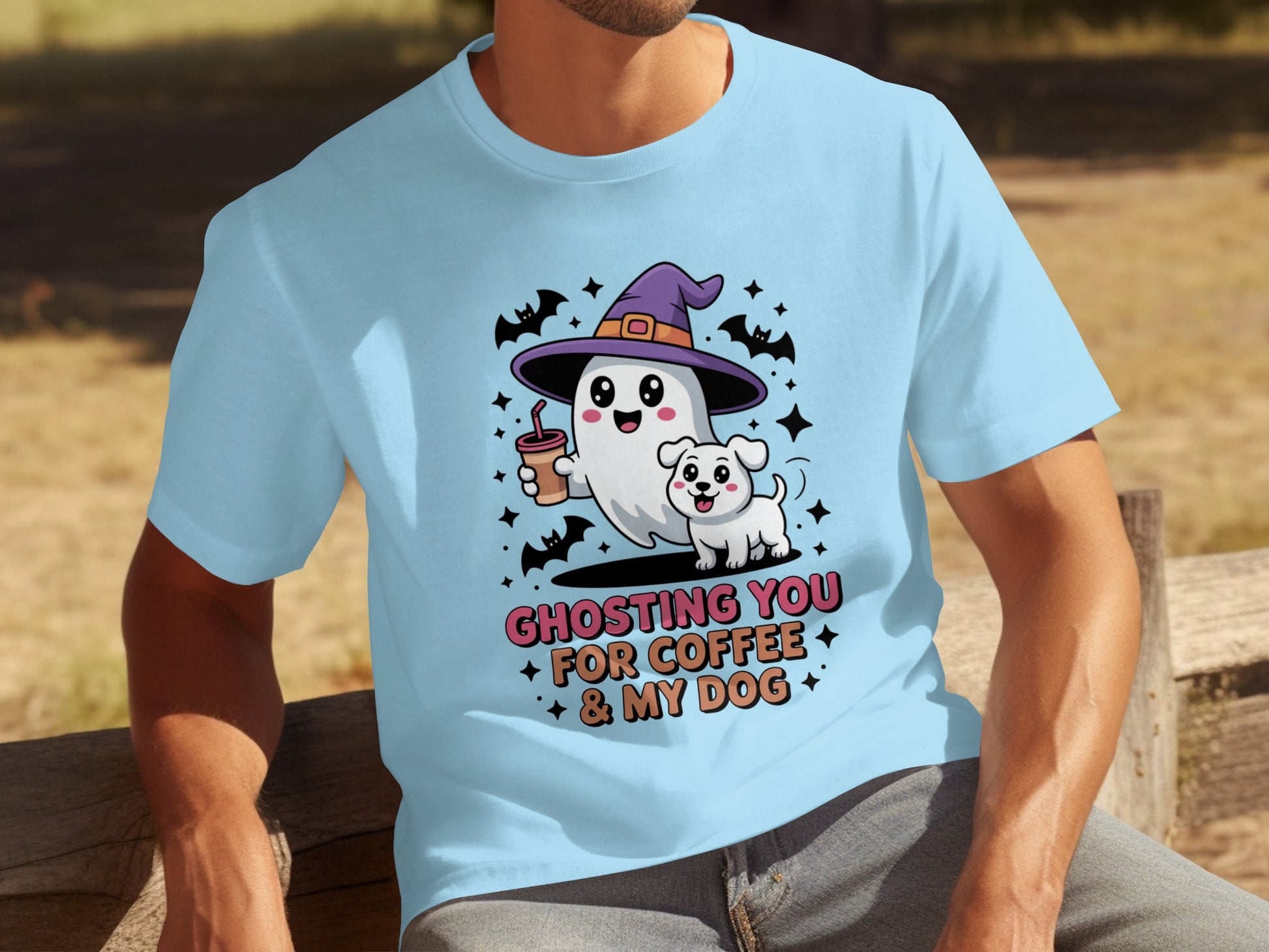 Ghosting You For Coffee And My Dog Halloween T-shirt