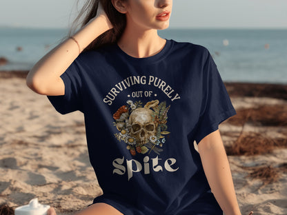 Surviving Purely Out of Spite Graphic T-shirt