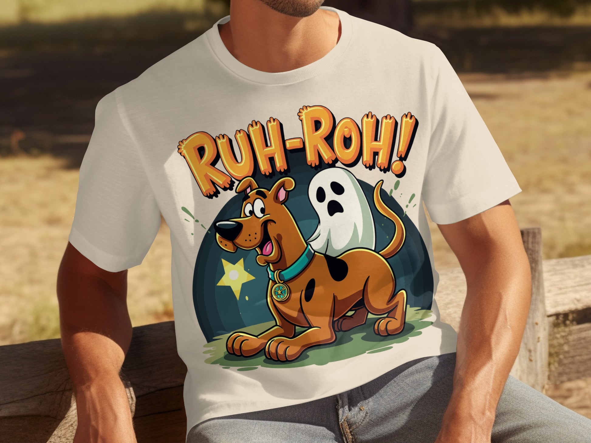 Ruh-Roh Scooby Doo Ghost Graphic T-Shirt Product