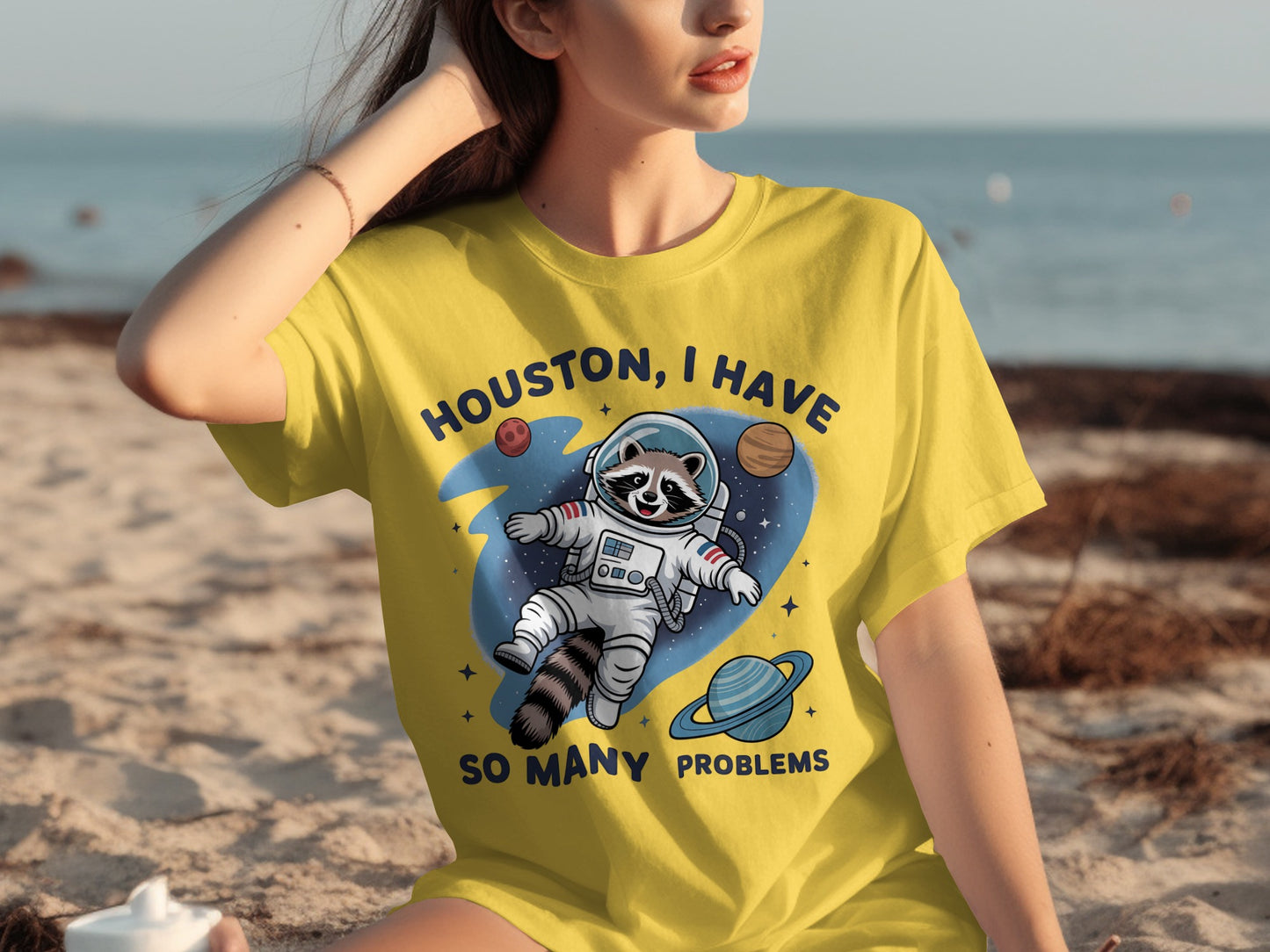 Houston I Have So Many Problems Astronaut T-shirt