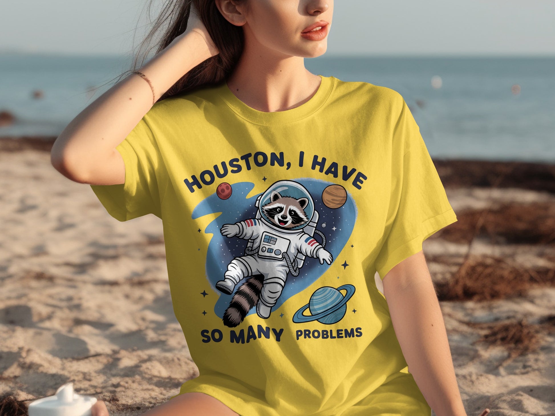 Houston I Have So Many Problems Astronaut T-shirt