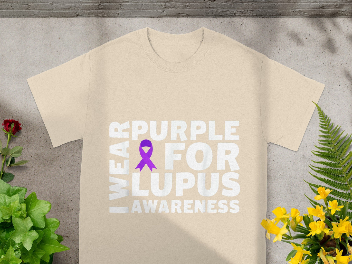 I Wear Purple for Lupus Awareness T-Shirt Product