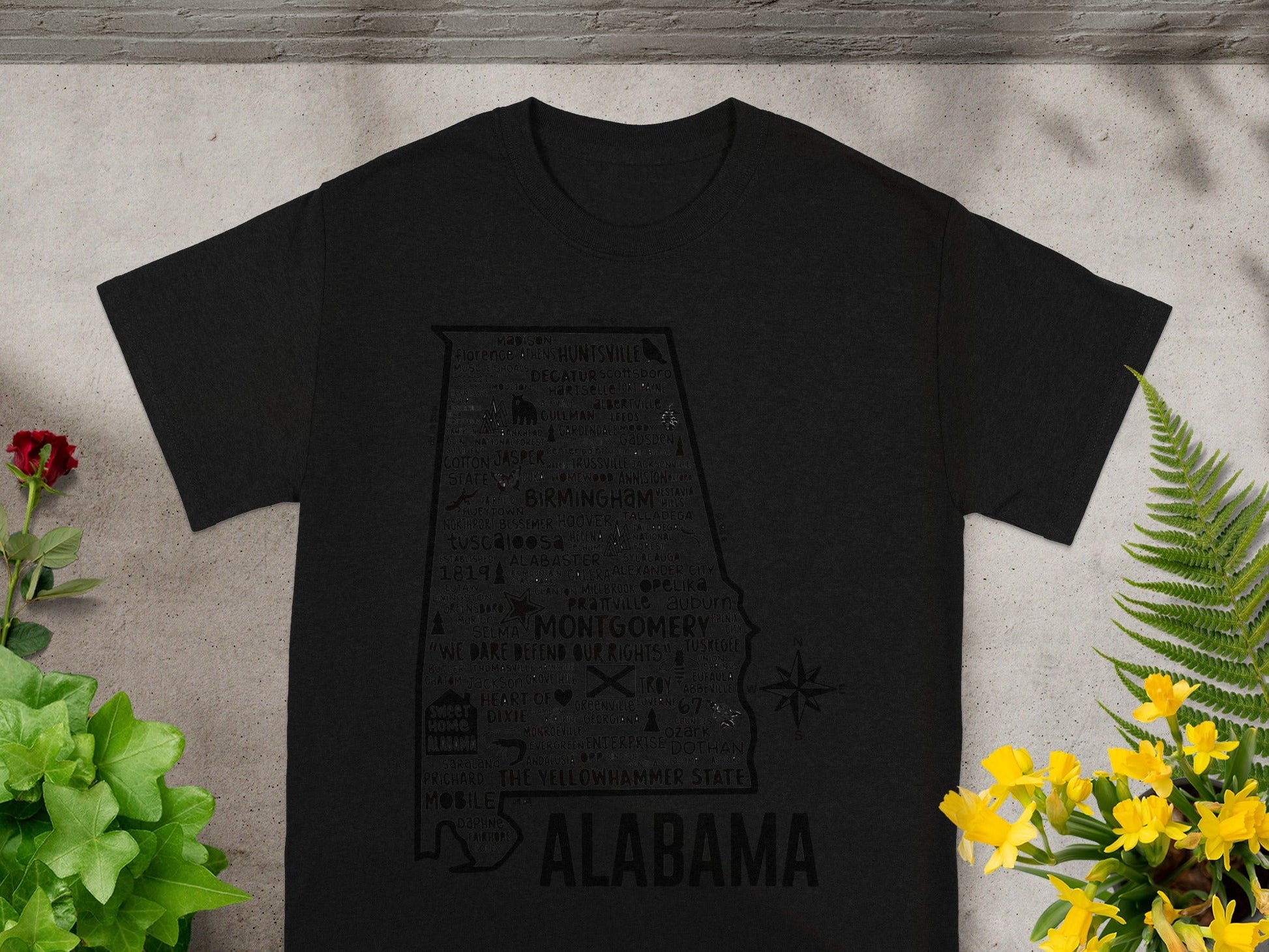 Alabama The Yellowhammer State Graphic T-shirt