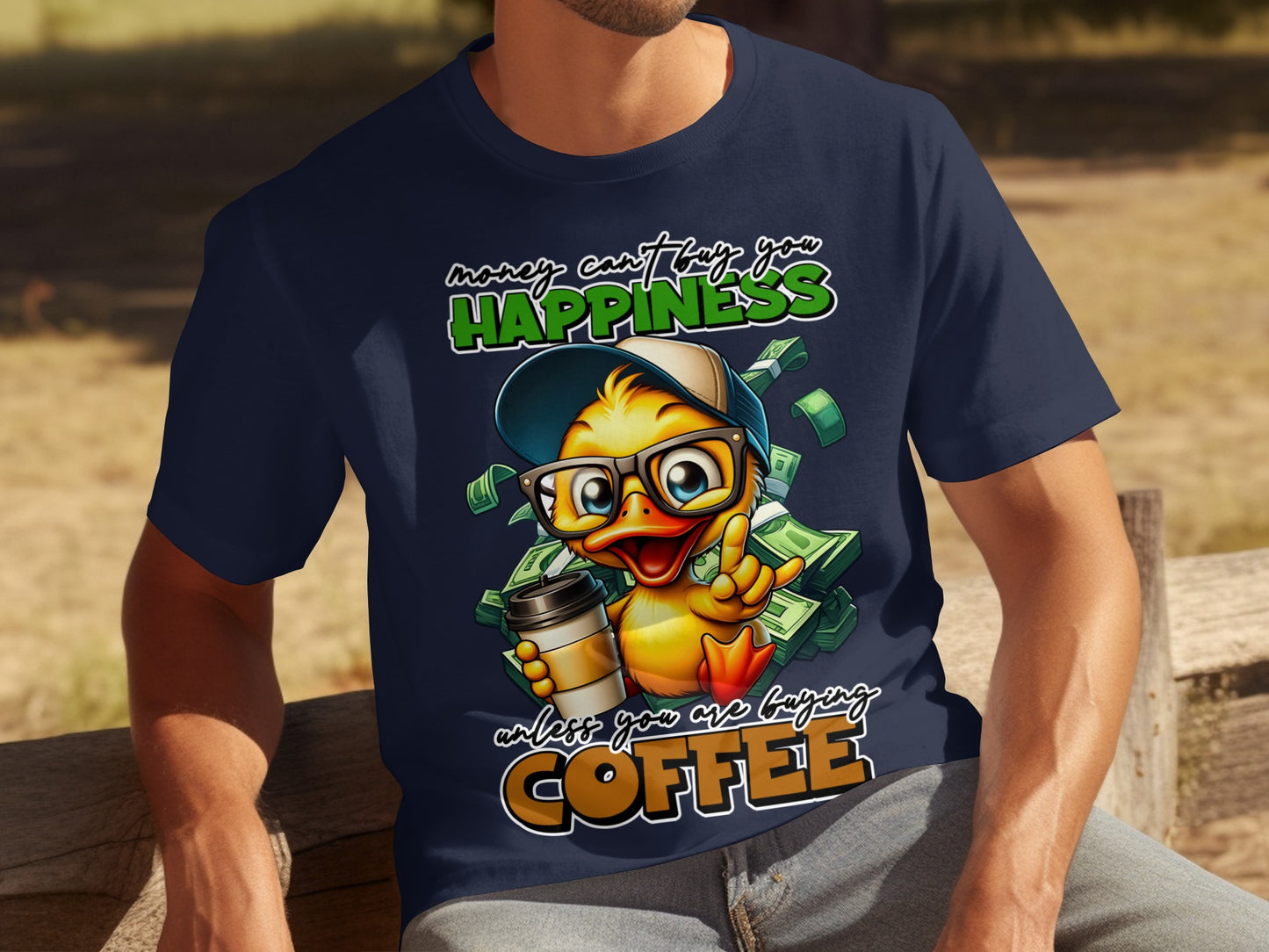 Money Can't Buy Happiness Unless You Buy Coffee T-shirt