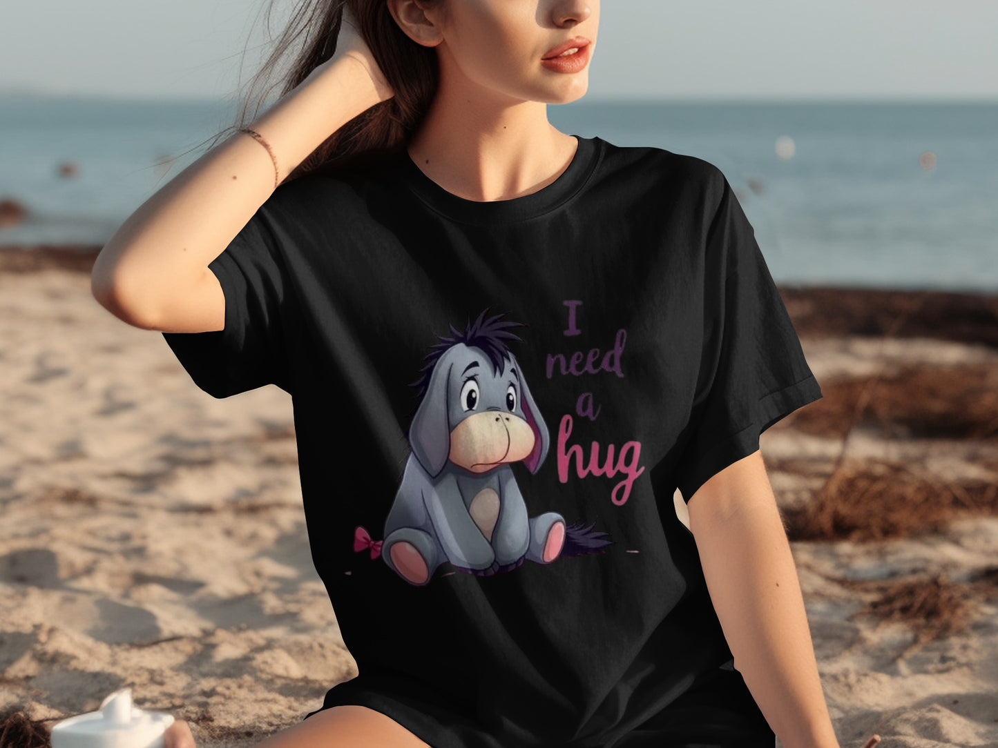 I need a hug cute Eeyore design top for casual wear
