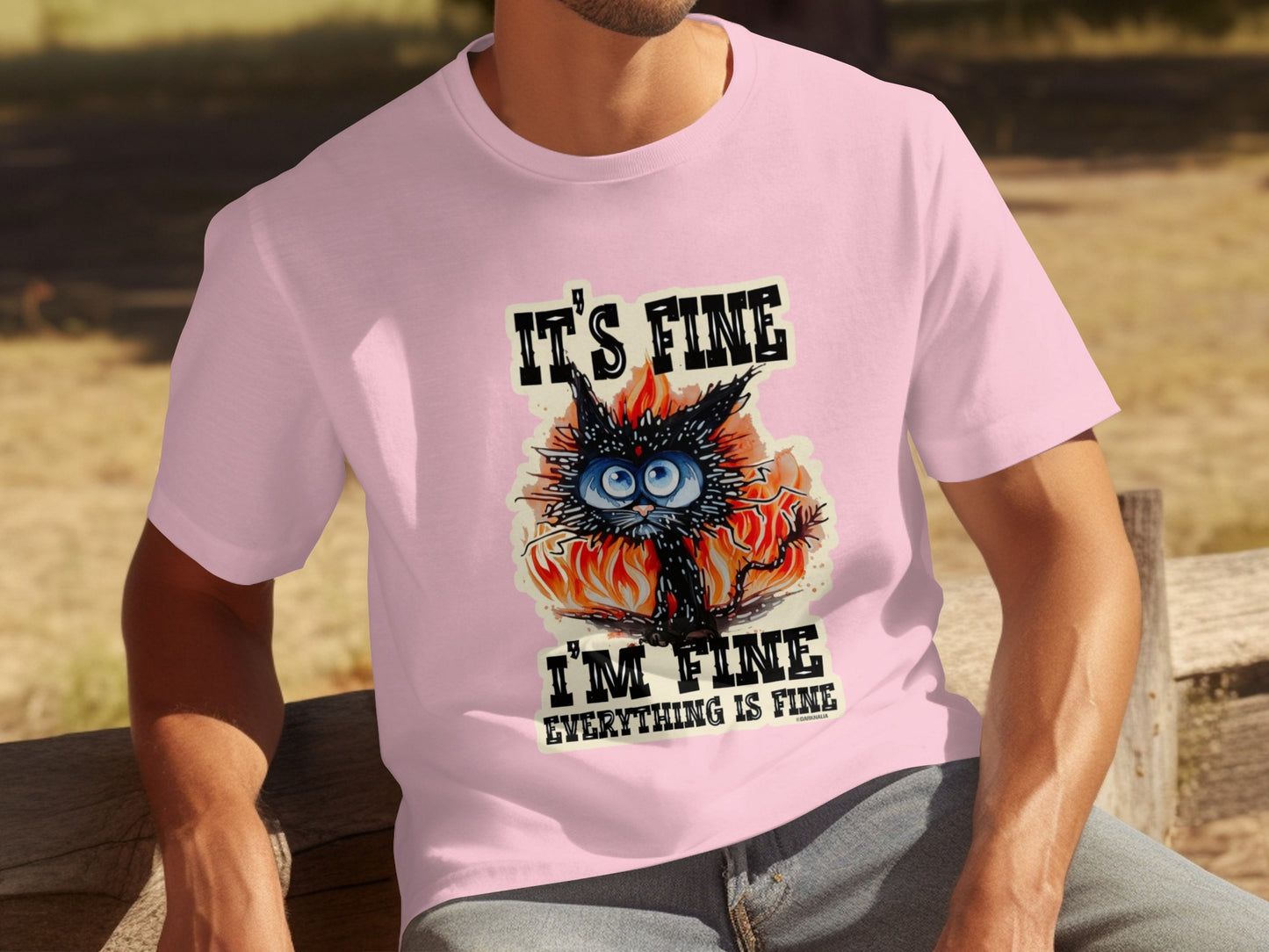 It's Fine I'm Fine Everything Is Fine Graphic T-Shirt