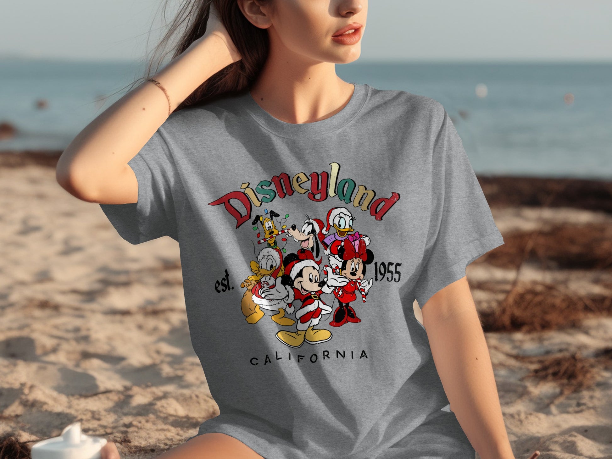 Disneyland California 1955 Characters Tee Shirt