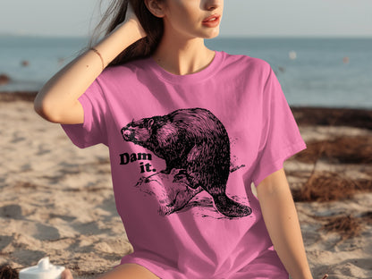 Dam It Beaver Graphic Unisex T-Shirt