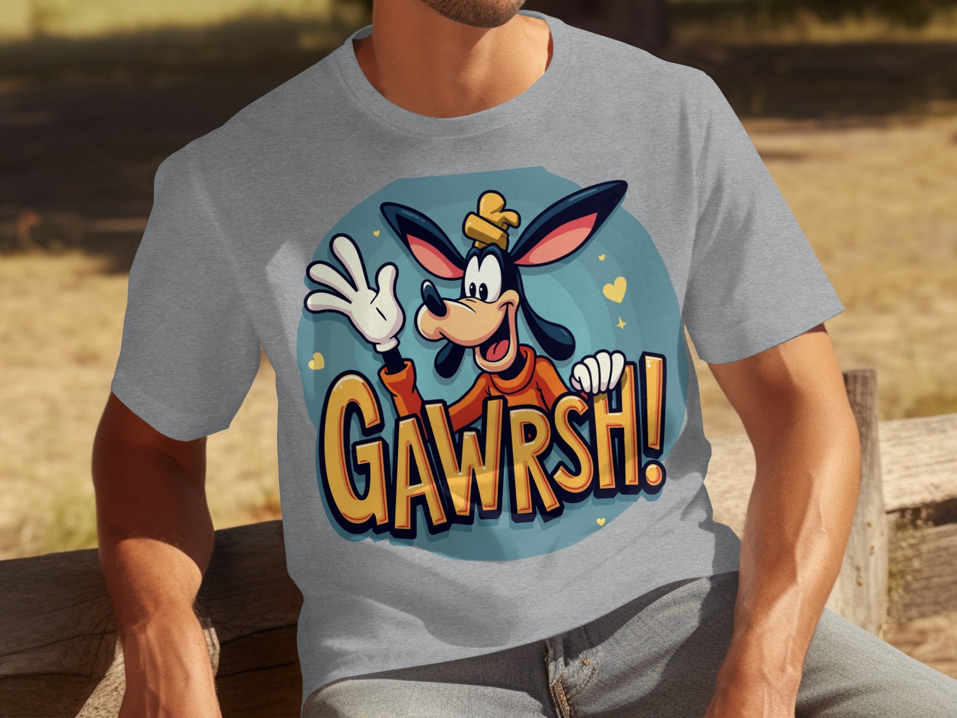 Gawrsh Cartoon Character Graphic Design T-Shirt