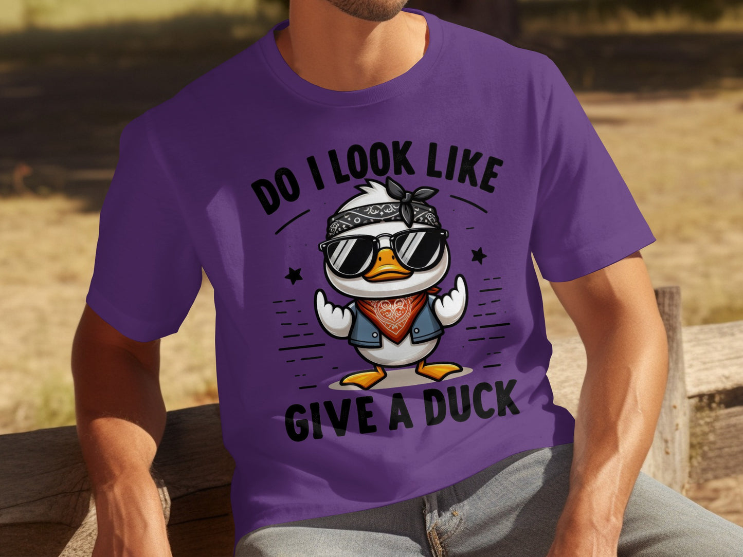 Do I Look Like Give a Duck Graphic T-Shirt