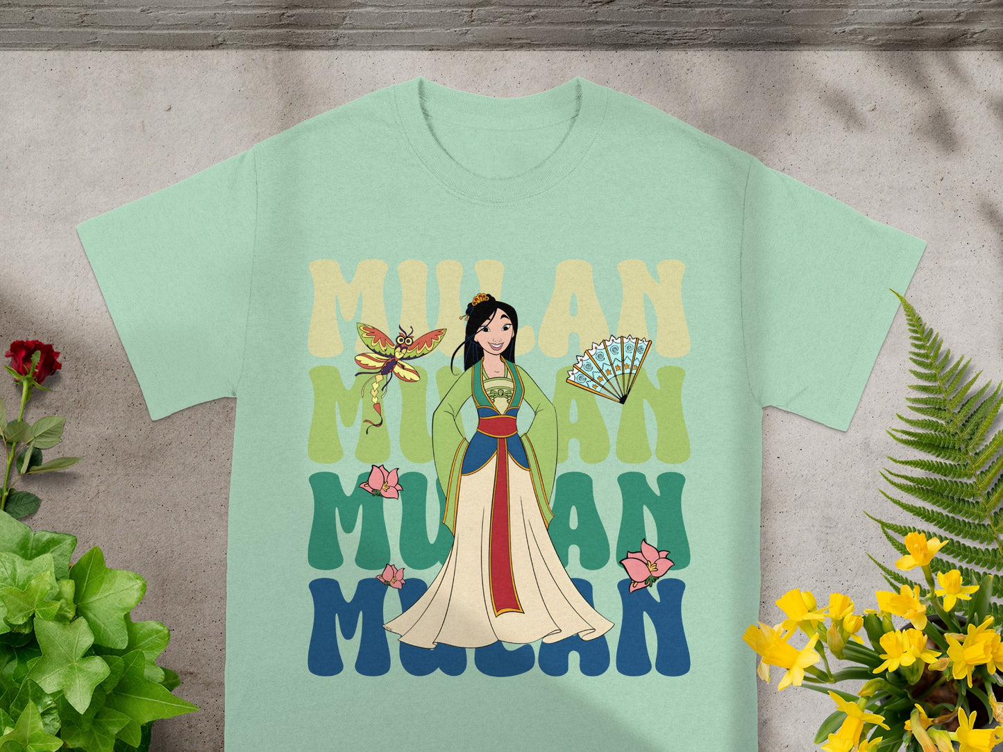 Mulan: Warrior Spirit Retro T-Shirt