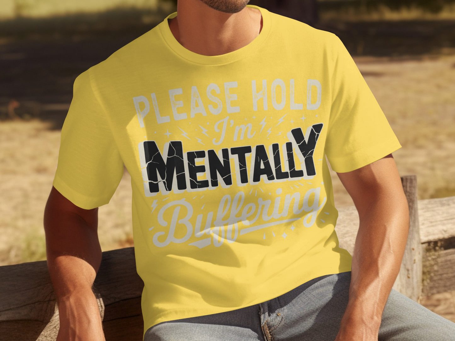 Please Hold I'm Mentally Buffering T-shirt