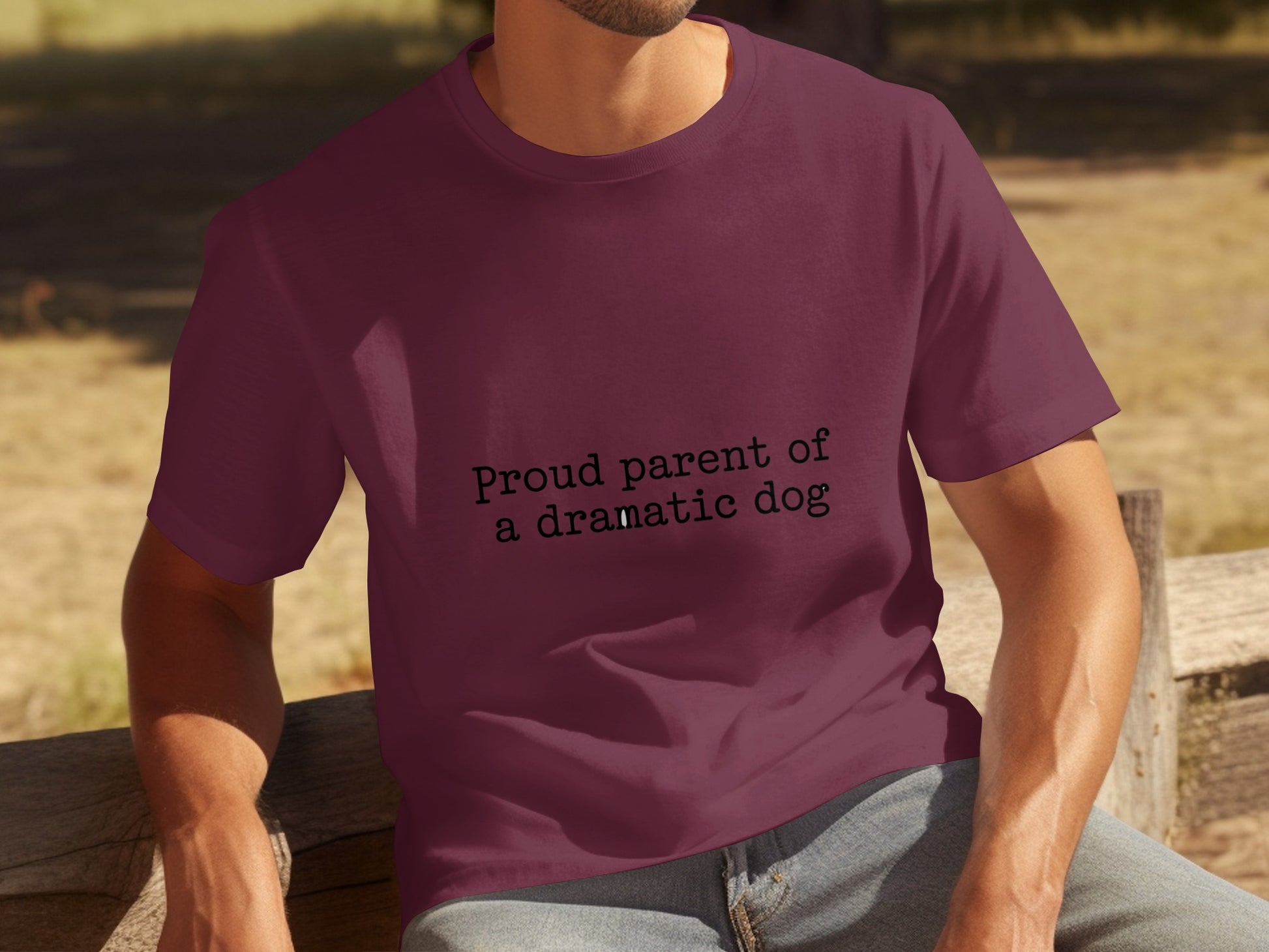 Proud Parent of a Dramatic Dog Graphic T-shirt