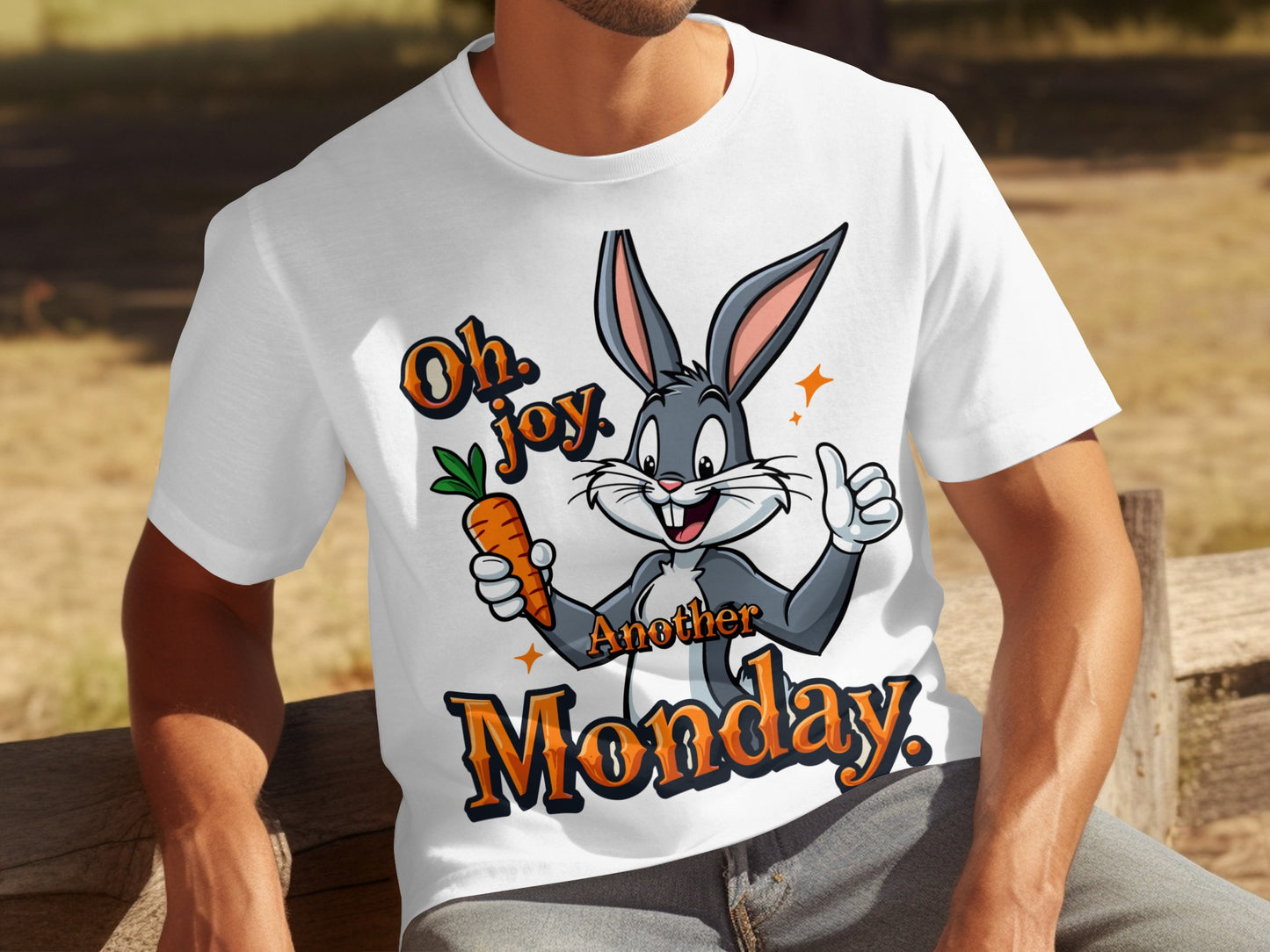 Oh Joy Another Monday Cartoon Graphic T-Shirt