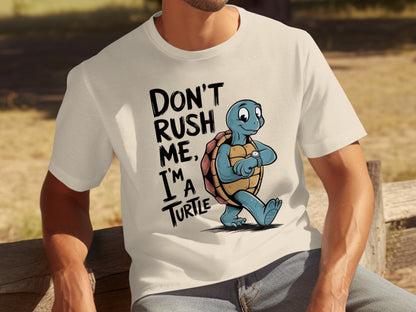 Don't Rush Me I'm A Turtle Graphic T-Shirt