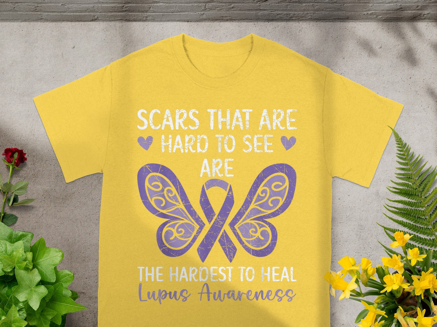 Scars That Are Hard to See Lupus Awareness Shirt