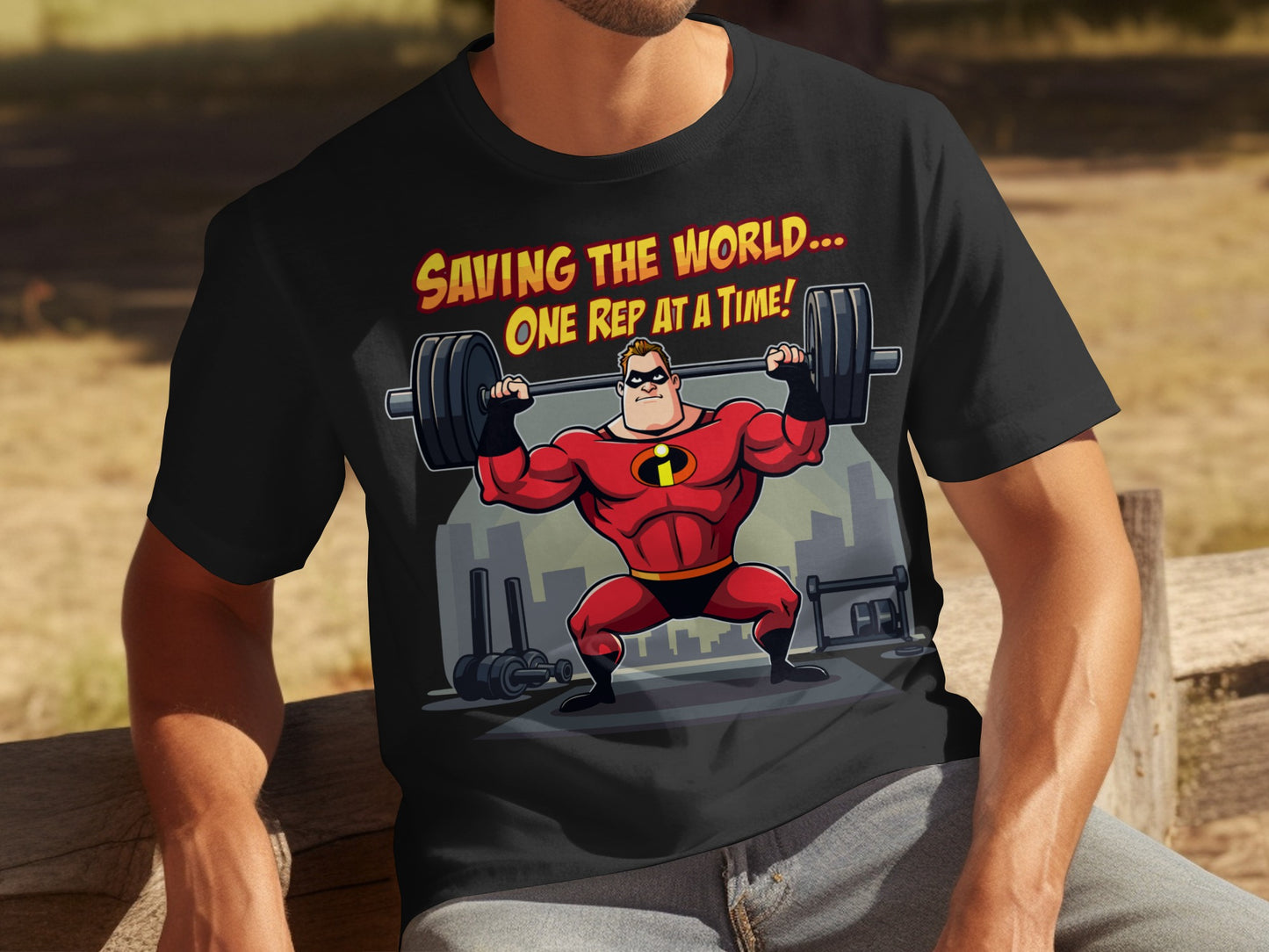 Saving The World One Rep At A Time T-Shirt