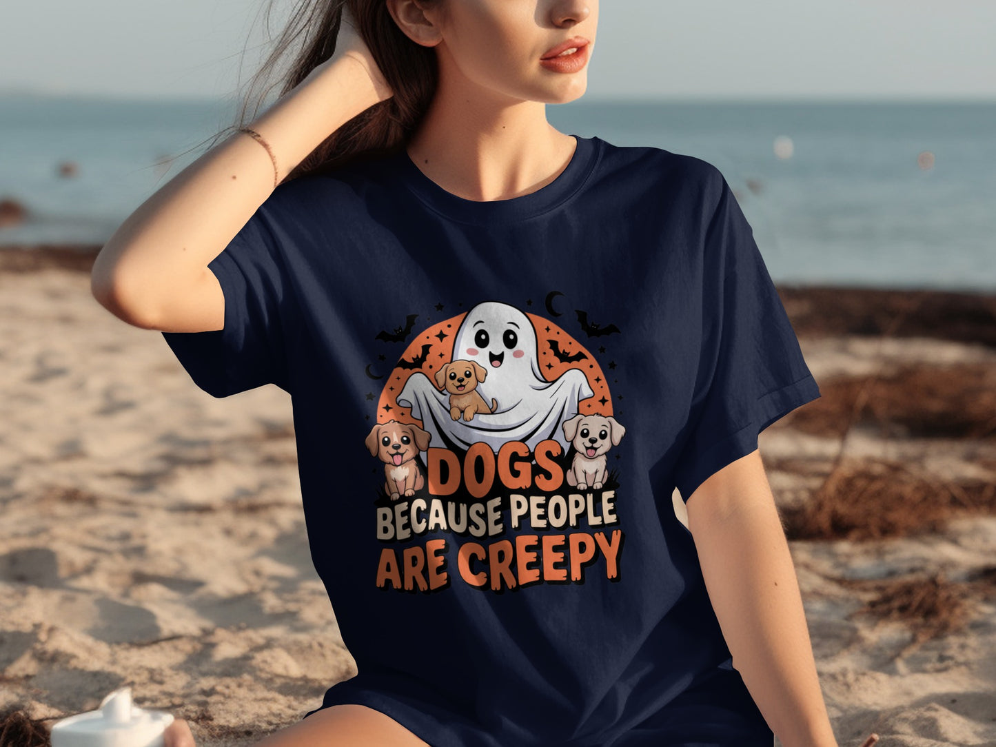 Dogs Because People Are Creepy Halloween Shirt