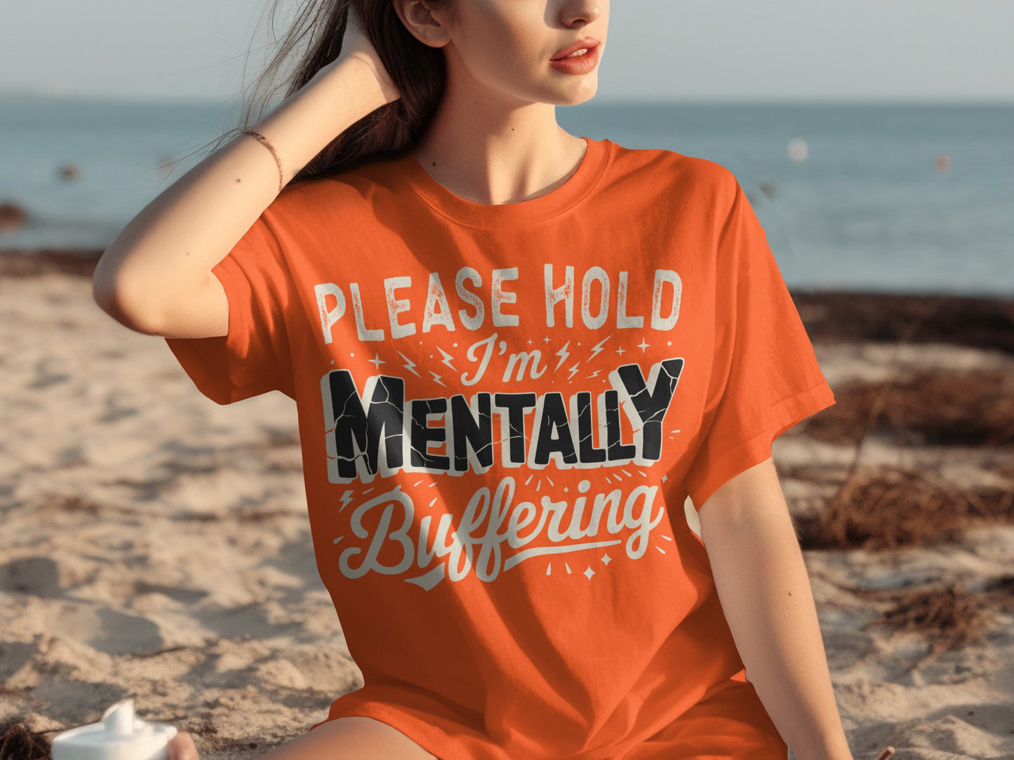 Please Hold I'm Mentally Buffering T-Shirt