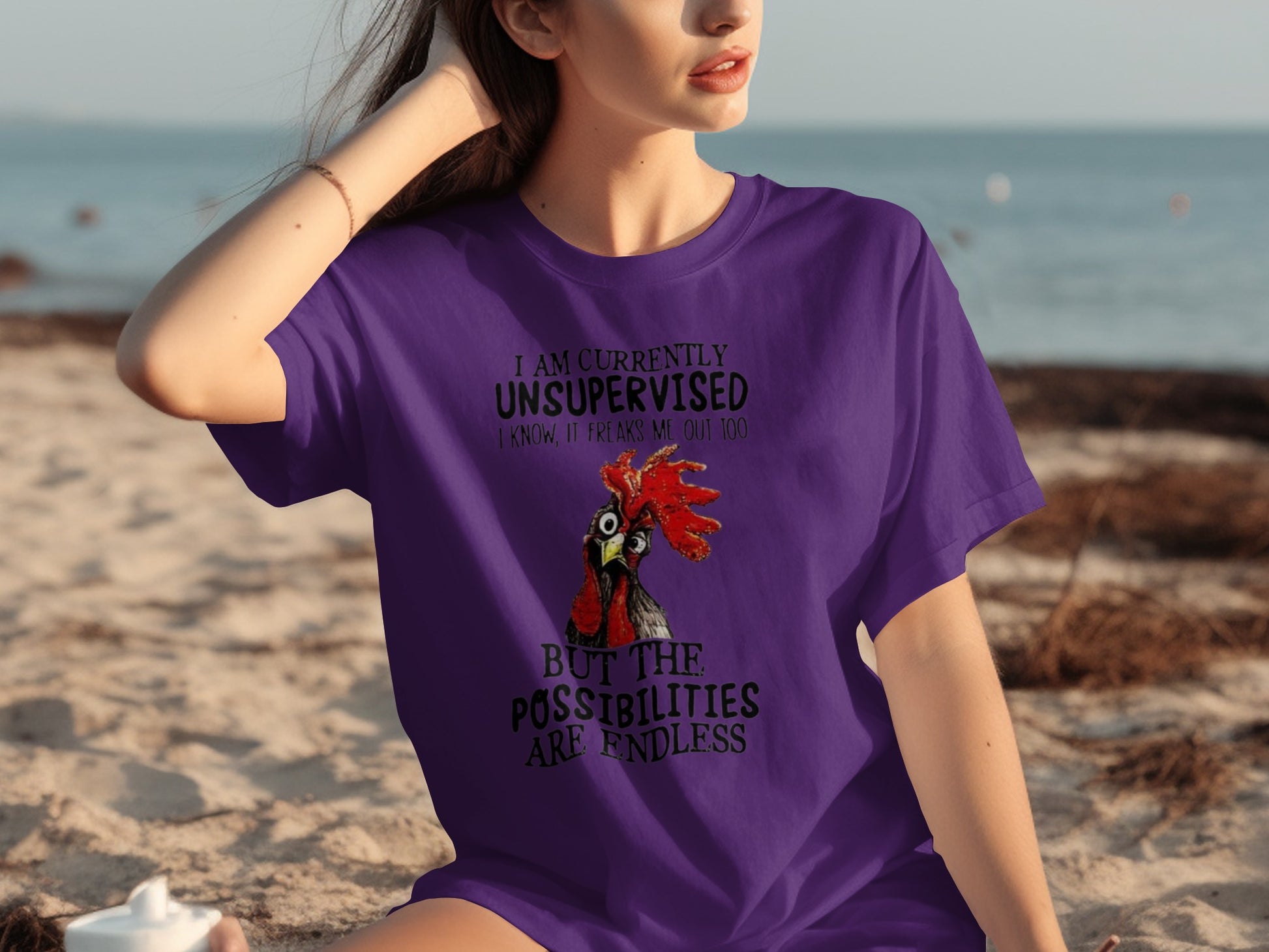 Unsupervised Possibilities Endless Purple T-Shirt