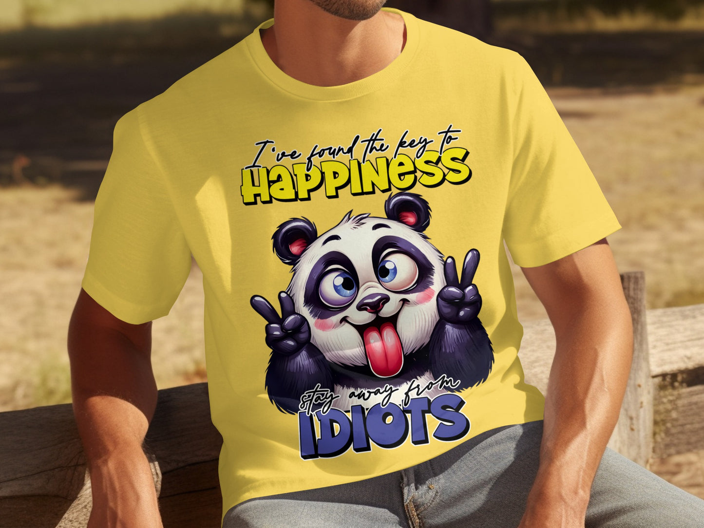 Key to Happiness Stay Away from Idiots T-shirt