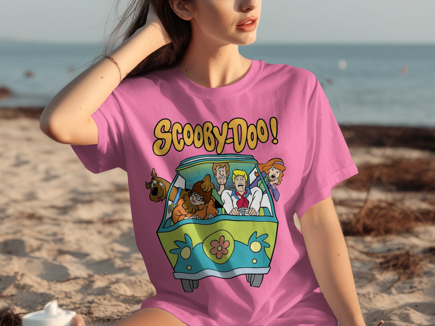 Scooby-Doo Cartoon Characters Graphic T-shirt