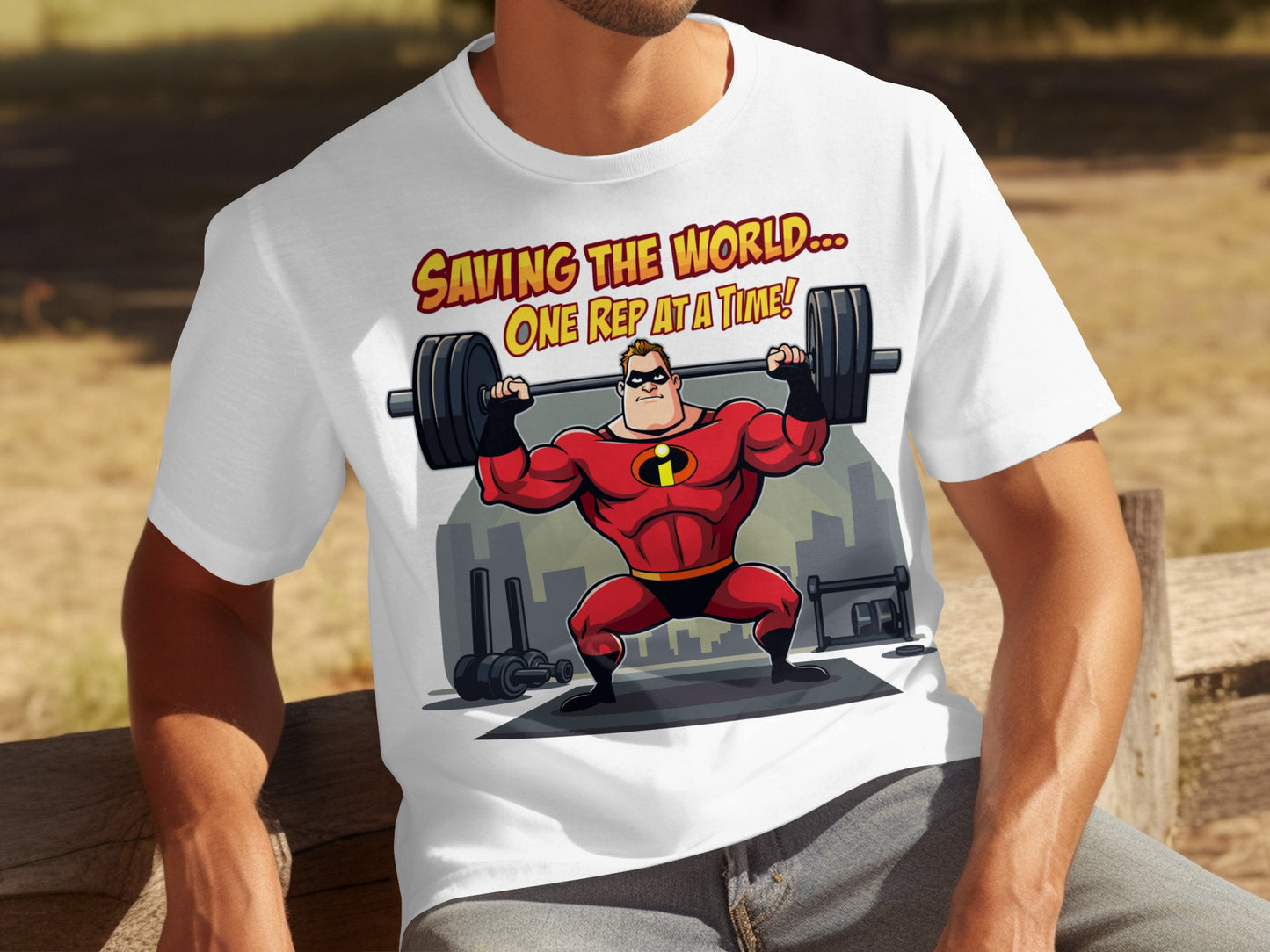 Saving the World One Rep at a Time T-Shirt
