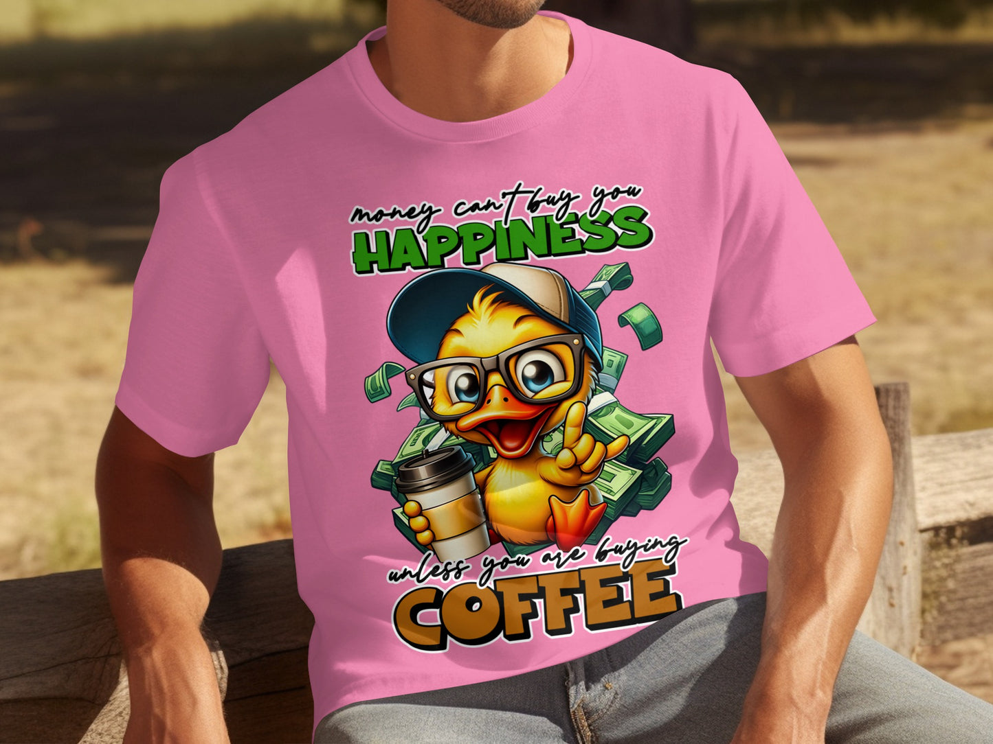 Money Can't Buy Happiness Unless Coffee T-Shirt
