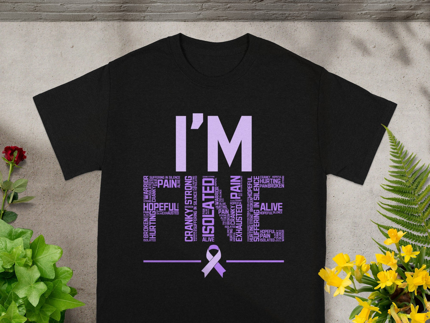 I'm Strong Warrior Pain Hopeful Graphic Shirt